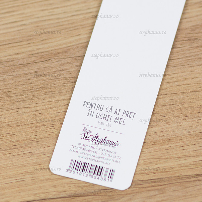 Semn carte: Pentru ca ai pret in ochii Mei