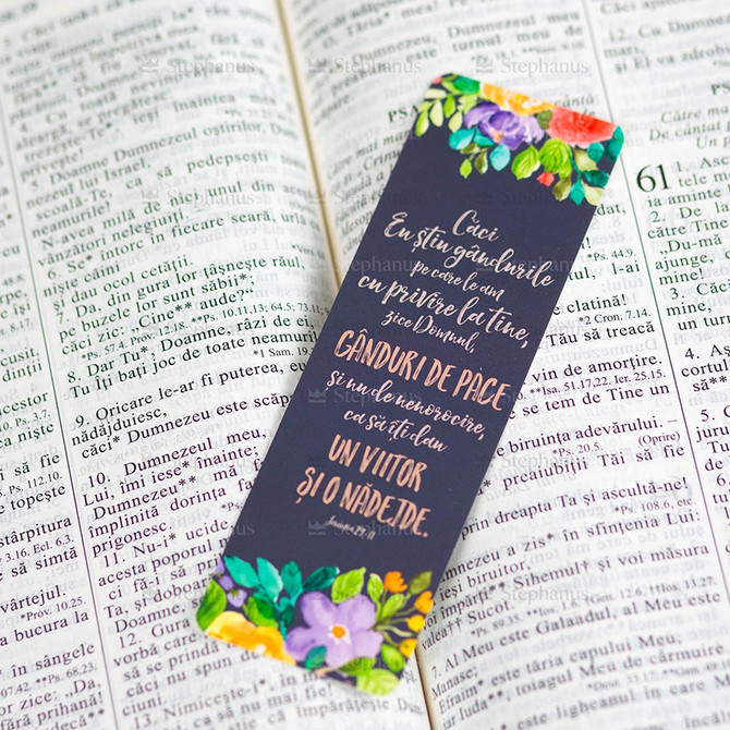 Semn carte Caci Eu stiu gandurile pe care le am...