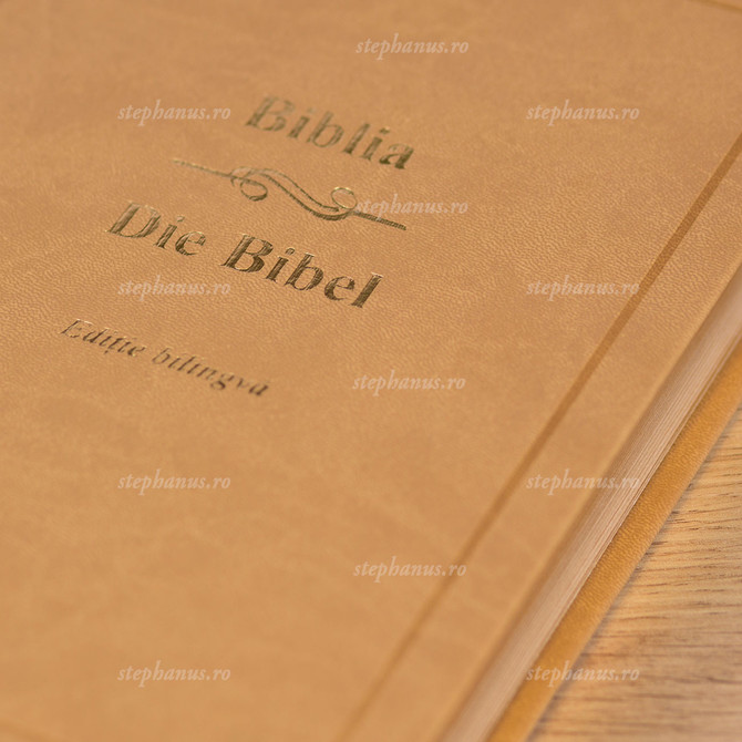 Biblia Sbr Romana-Germana - Editie Bilingva Crem - Pu