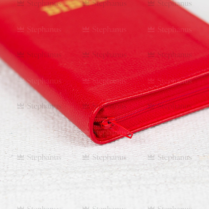 Biblia Sbr Mica (Piele, Fermoar, Index) - 047 ZTI - Rosu - stephanus. ro 4