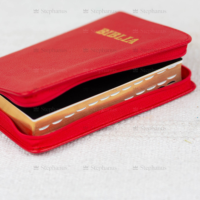 Biblia Sbr Mica (Piele, Fermoar, Index) - 047 ZTI - Rosu - stephanus. ro 3