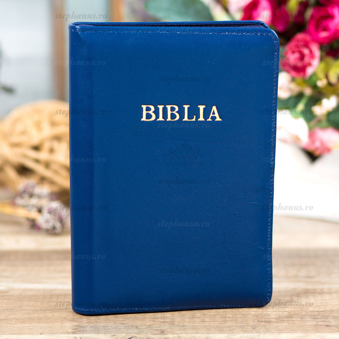 Biblia Sbr Medie - 053 Pf Albastru Inchis