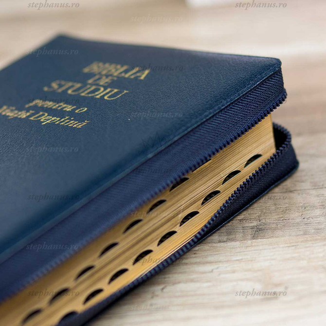 Biblia de studiu pentru o viata deplina (Bleumarin)