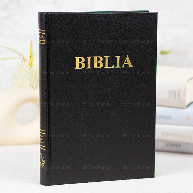 Biblia Dumitru Cornilescu negru cartonata mare -083 CT SBR fara concordana  - 01 stephanus.ro