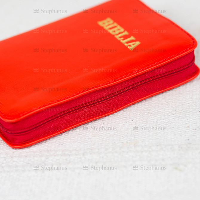 Biblia Sbr Mica (Piele, Fermoar, Index) - 047 Pfidx - Portocaliu aprins - 03 stephanus.ro