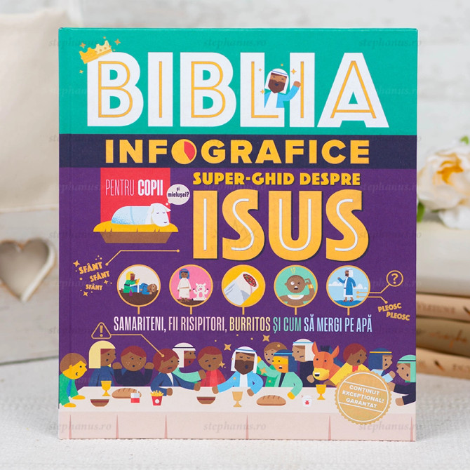 Biblia Infografice Pentru Copii - Super-Ghid Despre Isus (Vol 2)