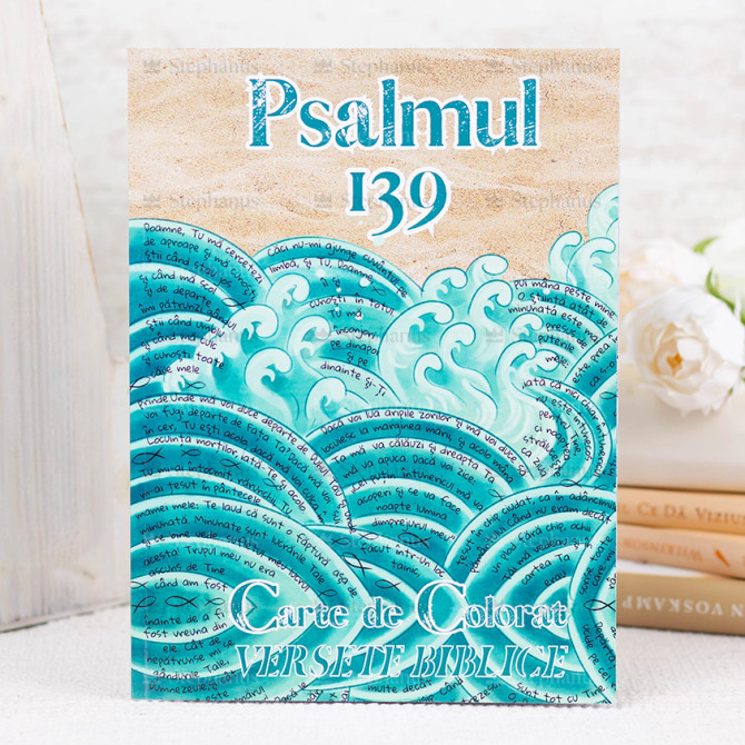 Psalmul 139 - Carte de colorat versete Biblice - 01 - stephanus.ro