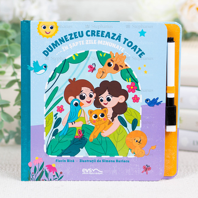 Dumnezeu creează toate în șapte zile minunate (cu cariocă) - 01 stephanus.ro