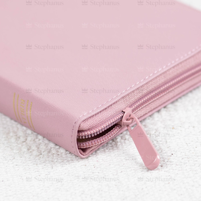 Biblia, Dumitru Cornilescu, Medie, Mov deschis - 052 ZTI, Fermoar, Aurită, Fără Index - SBR - 05 - stephanus.ro