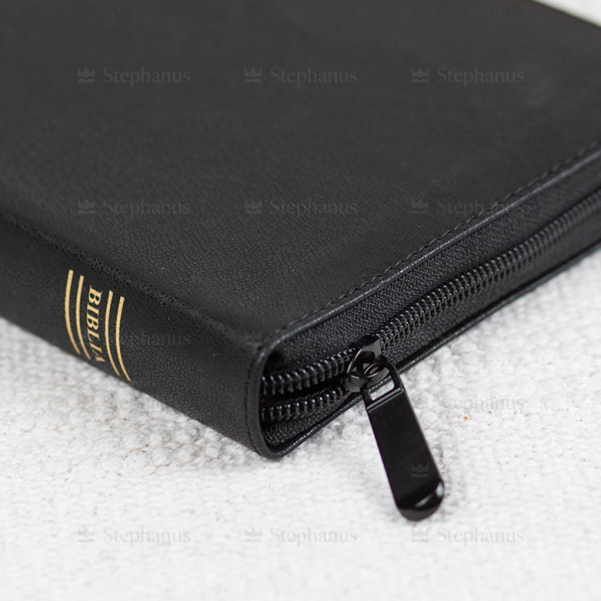 Biblia, Dumitru Cornilescu, Medie, Neargă - 052 ZTI, Fermoar, Aurită, Fără Index - SBR  - 04 - stephanus.ro