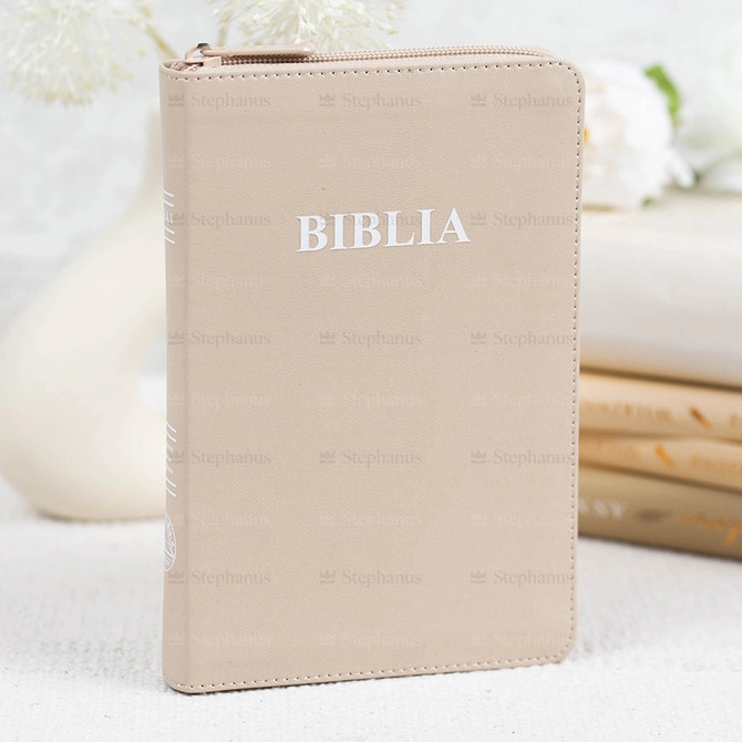 Biblia, Dumitru Cornilescu, Medie, CREM - 057 ZTI, Fermoar, Aurită, Index de căutare rapidă SBR
  - 01 - stephanus.ro