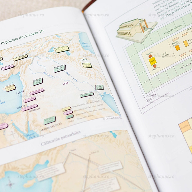 Biblia cu concordanţă şi explicaţii, Dumitru Cornilescu, negru, mare, fermoar și index de căutare rapidă - Co77 Zti 2012, SBR - 08 - stephanus.ro