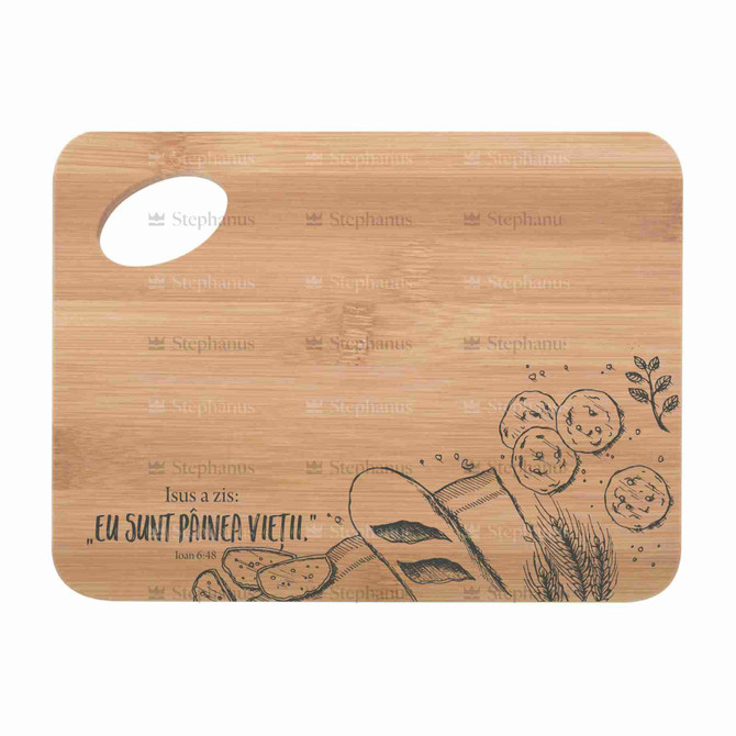 Tocator bambus mic: Isus a zis: Eu Sunt Painea Vietii! - 02 - stephanus.ro