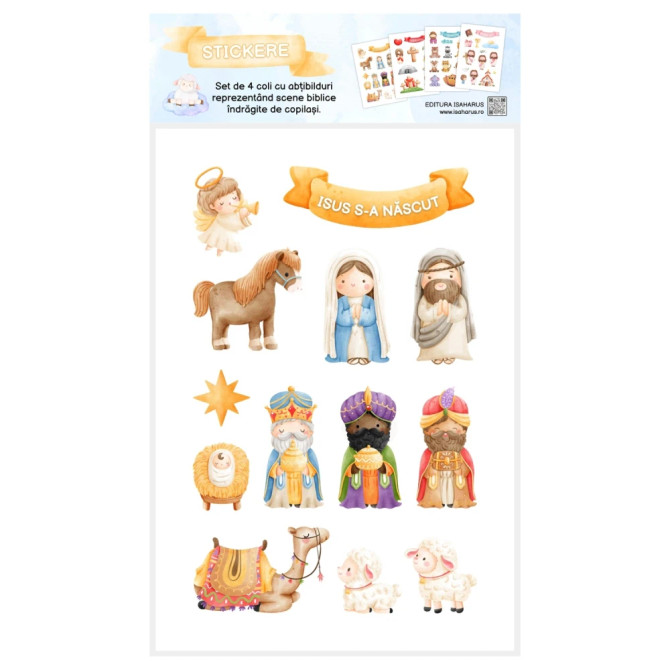 Abtibilduri (stickere) cu scene Biblice