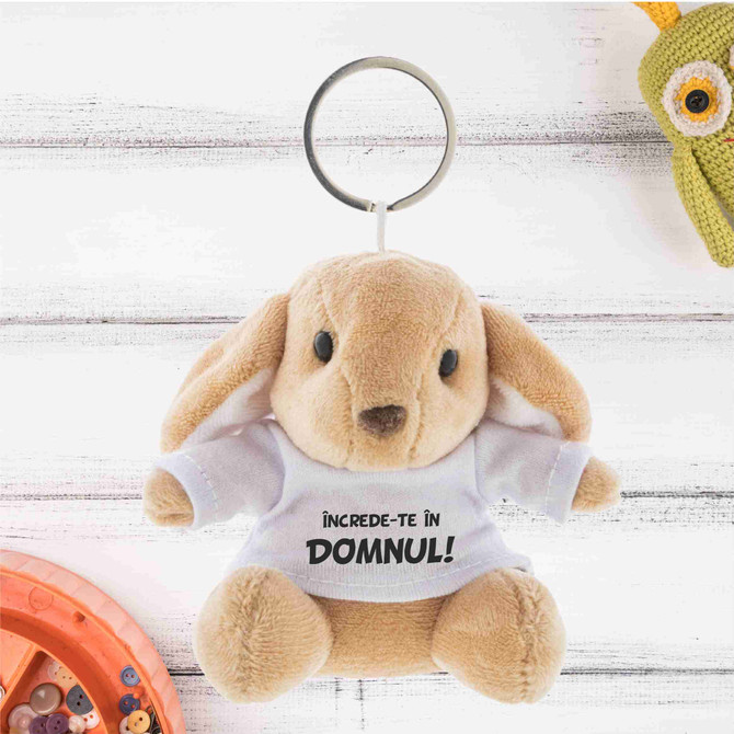 Breloc Iepuraş - Încrede-te în Domnul - 01 - stephanus.ro