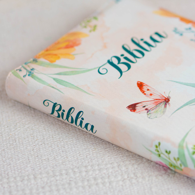 Biblia Cornilescu format mare Dumitru Cornilescu 076 ZTI - Roz Floral