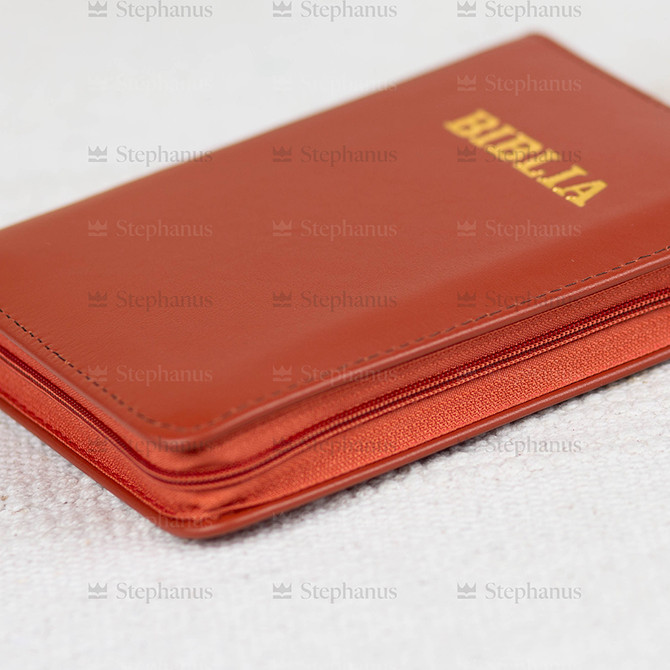Biblia Sbr Mica (Piele, Fermoar, Index) - 047 ZTI - Maro 2