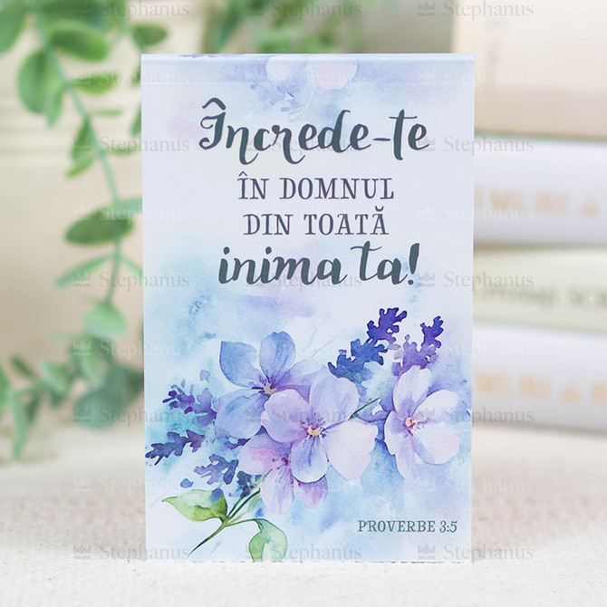 Carnetel: Increde-te in Domnul din toata inima ta! - 01 stephanus.ro