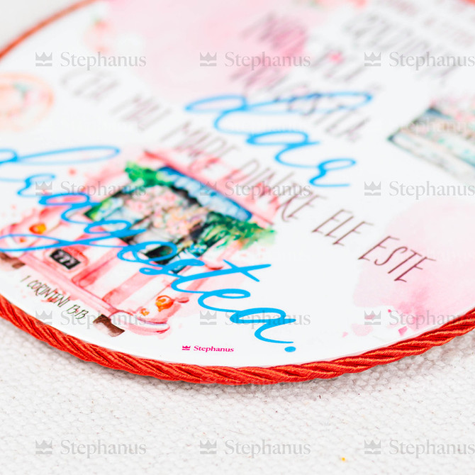 Decor Ceramica Rotund: Credinta, Nadejdea Si Dragostea - 03 stephanus.ro