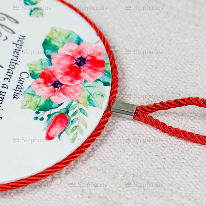 Decor ceramica rotund: Curatia Nepieritoare a unui Duh Bland si Linistit... - 03 stephanus.ro