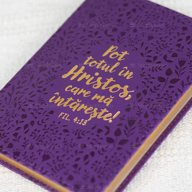 Jurnal: Pot totul in Hristos care ma intareste (Mov)
 - JL239R - 03 stephanus.ro