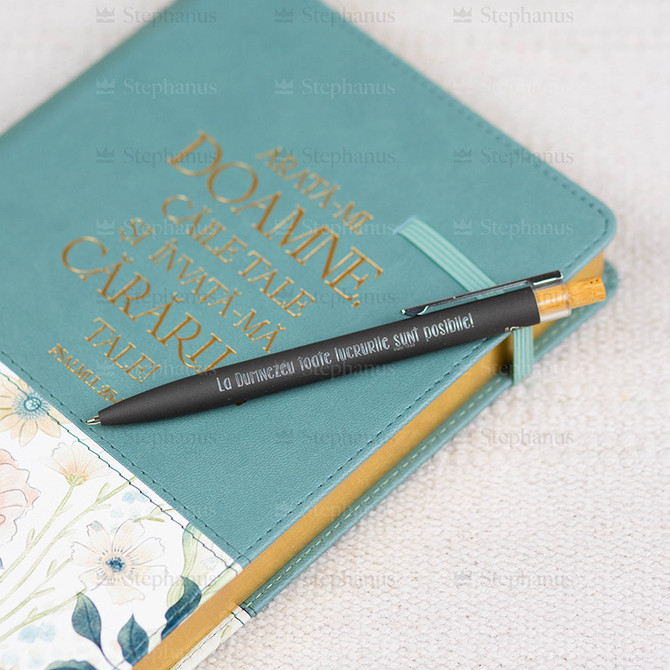 Jurnal cu elastic si suport de pix: Arata-mi, Doamne, caile Tale si invata-Ma cararile Tale: Arata-mi, Doamne, caile Tale si invata-Ma cararile Tale - 07 stephanus.ro