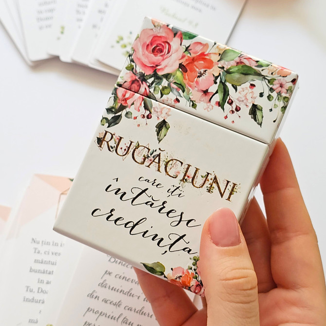 50 rugaciuni care iti intaresc credinta / Cutie carduri