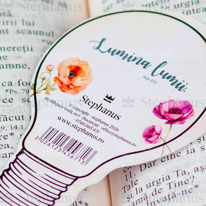 Set 7 semne decarte - Colectia: Eu Sunt Lumina Lumii (Modele si marimi diferite) - 05 stephanus.ro