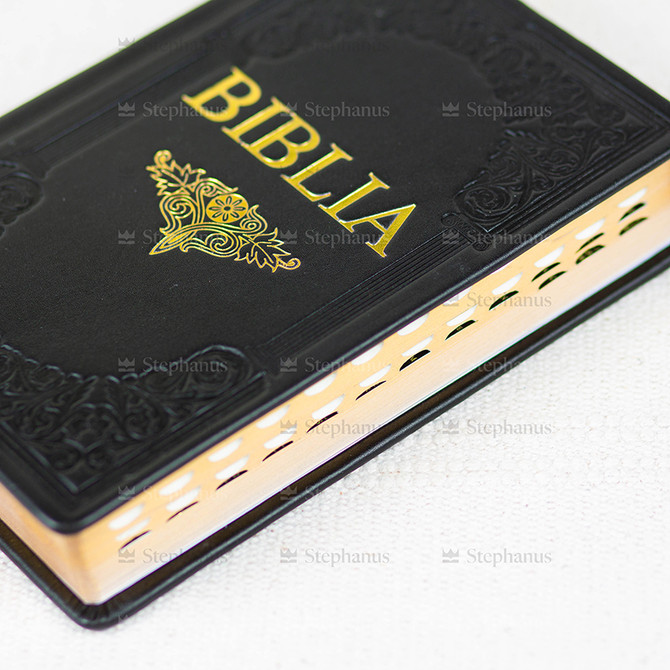 Biblia Sbr Hand Made - Co77 Ti - Neagru - 02 stephanus.ro