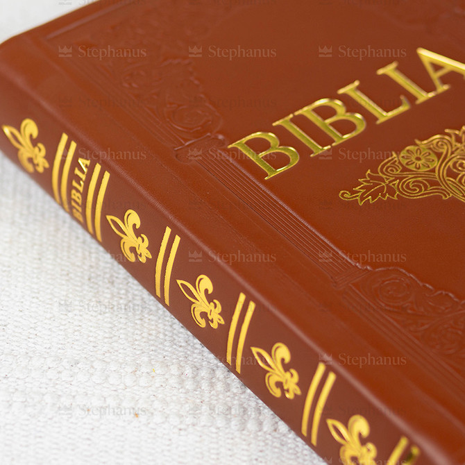 Biblia Sbr Hand Made - Co77 Ti - Maro - 03 stephanus.ro