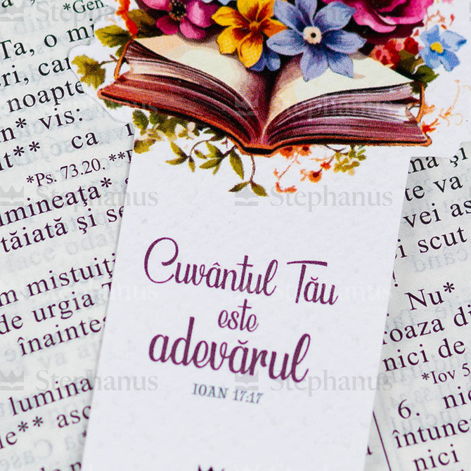 Semn carte Sfinteste-i prin adevarul Tau Cuvantul Tau este adevarul - 03 stephanus.ro