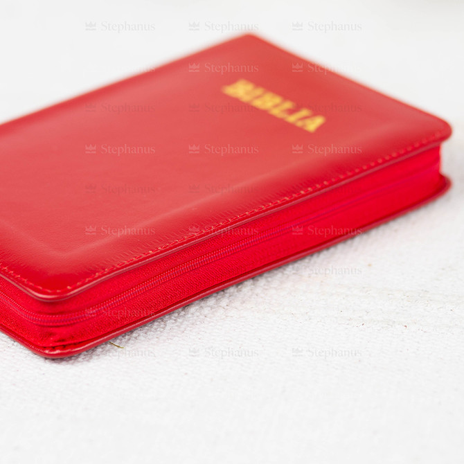 Biblia Medie - 057 Pf (Piele. Fermoar, Aurita, Index) Rosu - 03 stephanus.ro