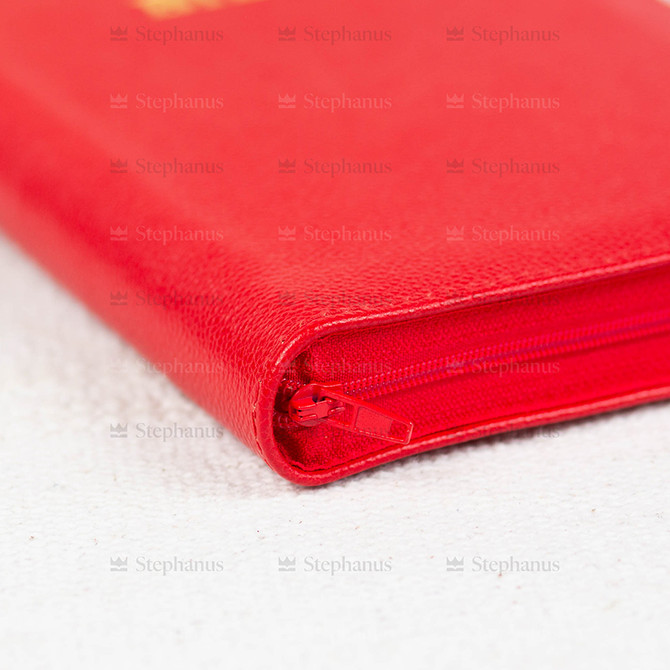 Biblia Medie - 057 Pf (Piele Fermoar) Rosu - 04 stephanus.ro