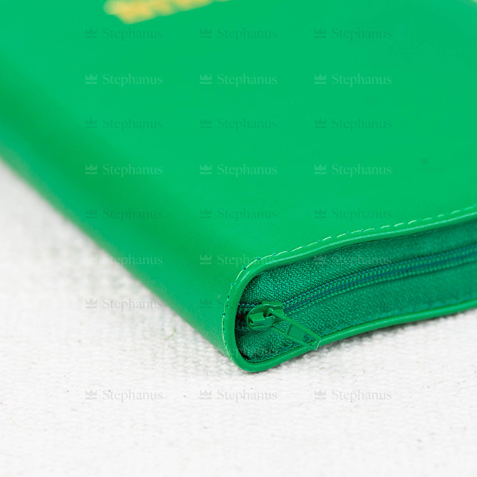 Biblia Medie - 057 Pf (Piele Fermoar) Verde - 04 stephanus.ro