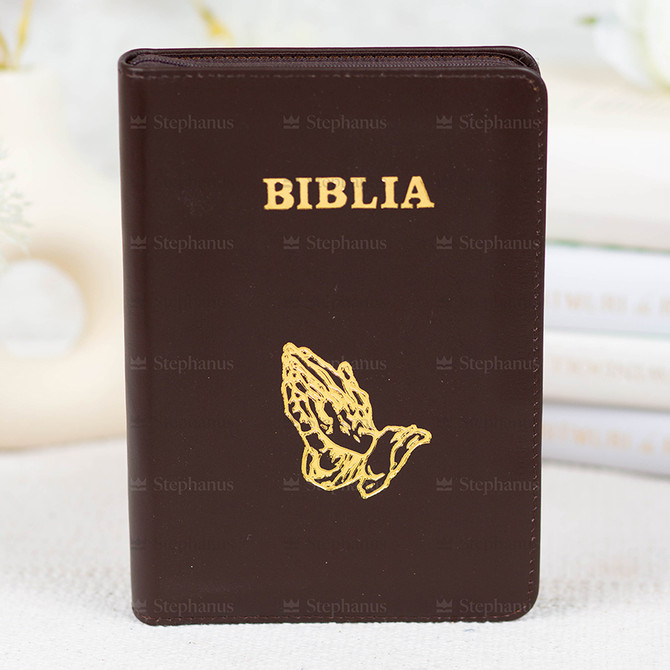 Biblia Sbr Medie - 057 Pf (Cu Maini) - Maro