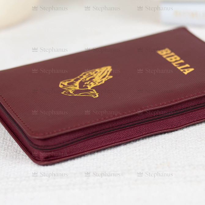 Biblia Sbr Medie - 057 Pf (Cu Maini) - Visiniu
 3