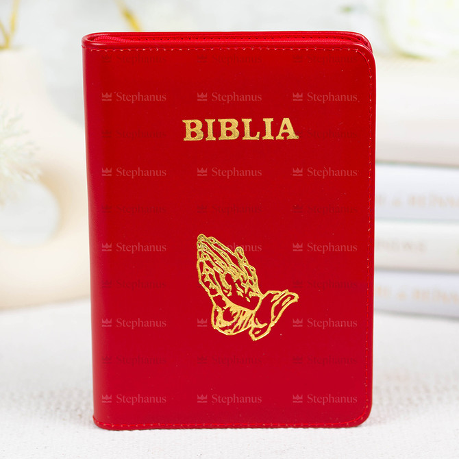 Biblia Sbr Medie - 057 ZTI(Cu Maini) - Rosu - 01 stephanus.ro