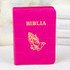 Biblia Sbr Mica (Piele, Fermoar, Index) Roz (Cu Maini) - 047 ZTI - 01 stephanus.ro