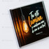 Magnet Plastic: Tu Esti Lumina Si Mantuirea Mea (5,3 X 7,8 Cm)