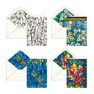 Tiffany Stained Glass - Boxed Notecards