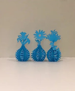 Mini Bud Vases by Susan Ryder - Blue