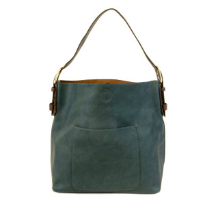 Classic Hobo Handbag Dark Teal