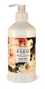 Sweet Grass Farm Peony Rose Lotion - Meadow Collection