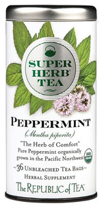 Organic Peppermint SuperHerb® Tea (36 Tea Bags)