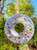 Glass Bird Feeder / Terrarium, Confetti Purple