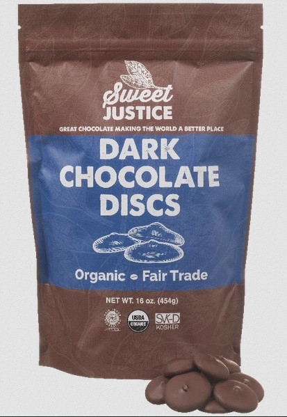 Dean's Beans Sweet Justice® Dark Chocolate Discs