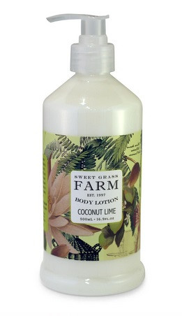 Sweet Grass Farms Coconut Lime Lotion - Meadow Collection