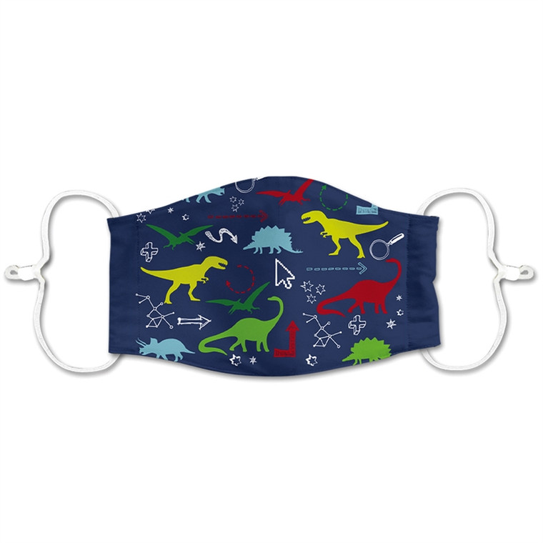 Kid's Washable Face Mask - Dinosaurs