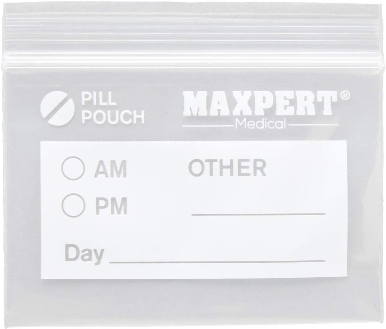 Maxpert Pill Pouch Pill Organizing Bags, 100/pkg.