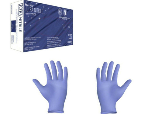 Purple Nitrile Exam Gloves, Ultra Nitrile, 250 Count by Starmed